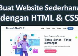 Membuat Website Dengan Html Css Dan Javascript